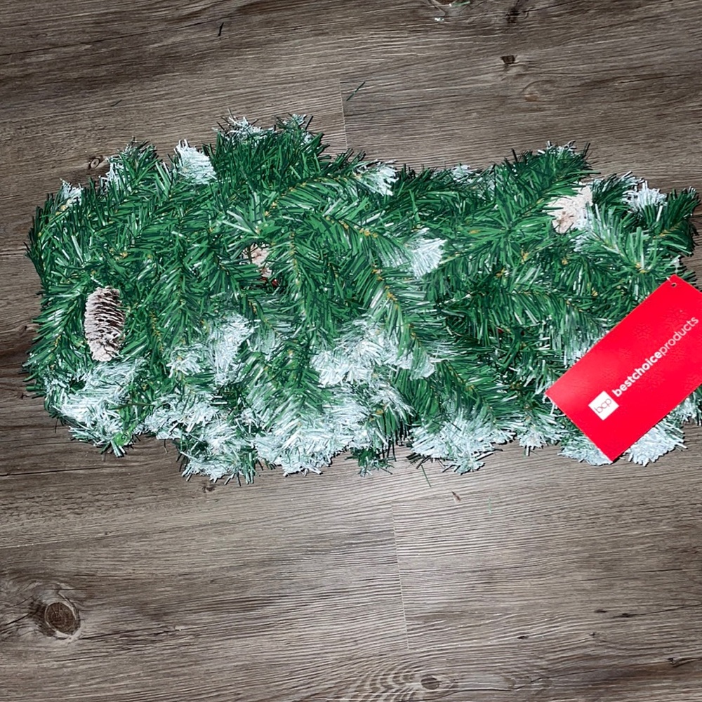 Garland with Pine Cones. Discounted holiday item.